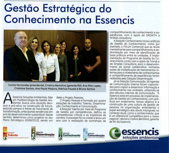 Matéria publicada na revista ISTOÉ