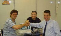 Erico Andrei, Marco André Lopes, Roberto Allende na Latinoware 2008