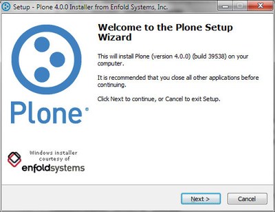 Instalando o Plone 4 - Tela 02